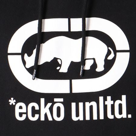 Ecko - Sweat Capuche Base 1034 Noir Blanc