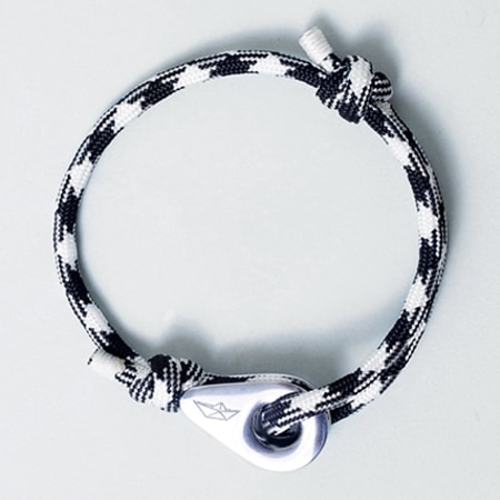 Fathom - Bracelet Antwerp Noir Blanc