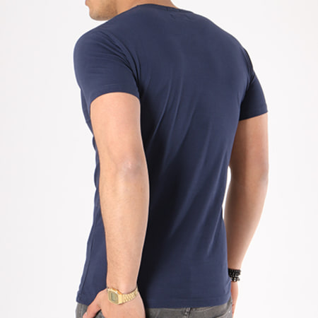 Pepe Jeans - Tee Shirt Original Stretch Bleu Marine