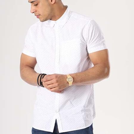Teddy Smith - Chemise Manches Courtes Confor Blanc