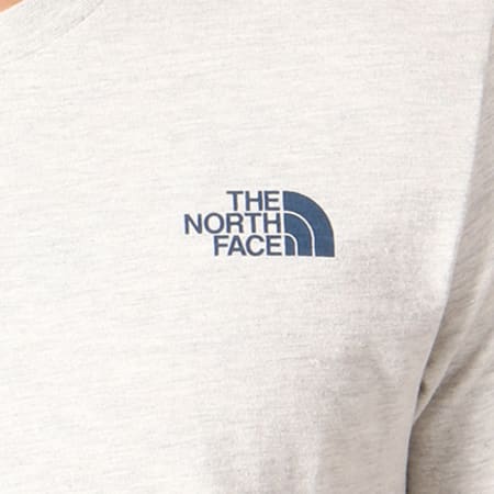 The North Face - Tee Shirt Simple Dome Gris Chiné