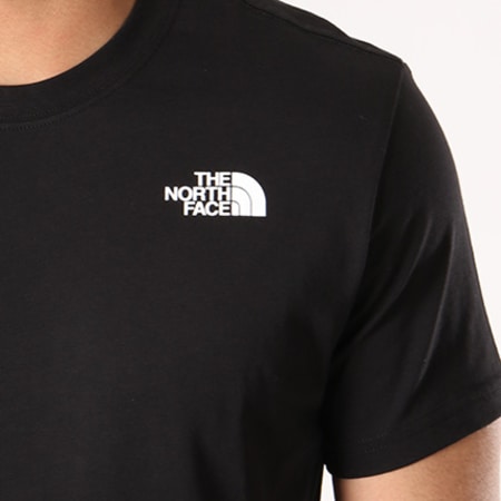 The North Face - Tee Shirt Red Box Noir Blanc
