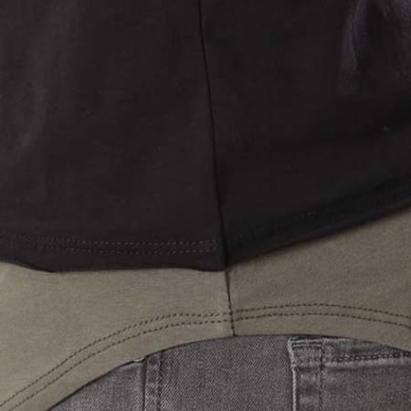 VIP Clothing - Tee Shirt Oversize 1751 Noir Vert Kaki