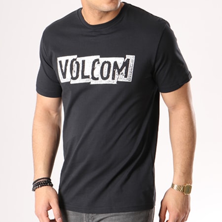 Volcom - Tee Shirt Edge Noir Blanc