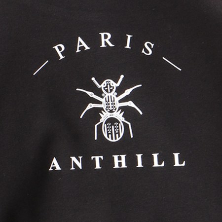 Anthill - Tee Shirt Crop Femme Logo Noir