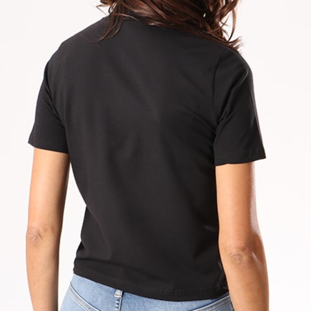 NASA - Tee Shirt Crop Femme Insignia Noir