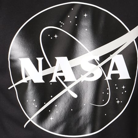 NASA - Sweat Crewneck Insignia Front Desaturate Noir