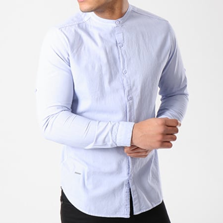 Paname Brothers - Chemise Manches Longues Carla Bleu Clair