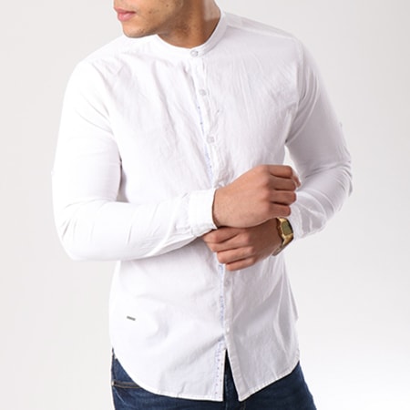 Paname Brothers - Chemise Manches Longues Carla Blanc