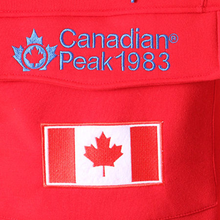 Canadian Peak - Sweat Capuche Gadreak Rouge