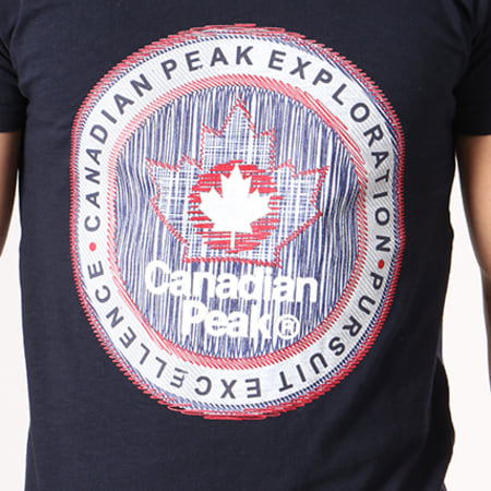 Canadian Peak - Tee Shirt Jimothe Bleu Marine