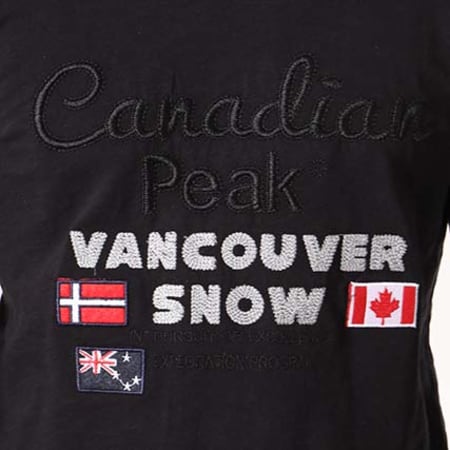 Canadian Peak - Tee Shirt Manches Longues Junio Noir