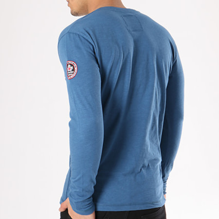 Canadian Peak - Tee Shirt Manches Longues Junio Bleu Pétrole