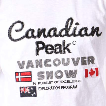 Canadian Peak - Tee Shirt Manches Longues Junio Blanc