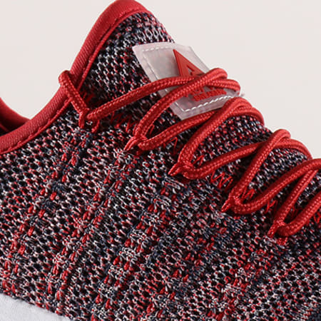 Asfvlt Sneakers - Baskets Speed Socks Knit White Navy Red