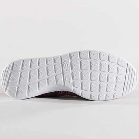 Asfvlt Sneakers - Baskets Speed Socks Knit White Navy Red