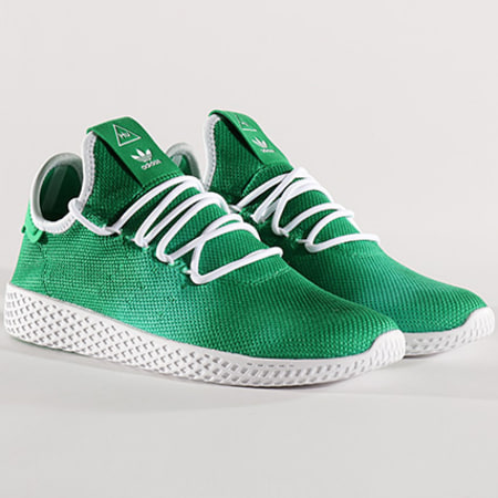Adidas Originals - Baskets Tennis HU Holi Pharrell Williams DA9619 Footwear White Green