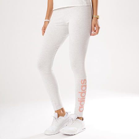Adidas Sportswear - Legging Femme CE4892 Gris Chiné Rose