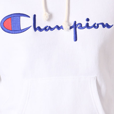 Champion - Sweat Capuche 210967 Blanc