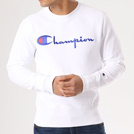 Champion - Sweat Crewneck 210975 Blanc
