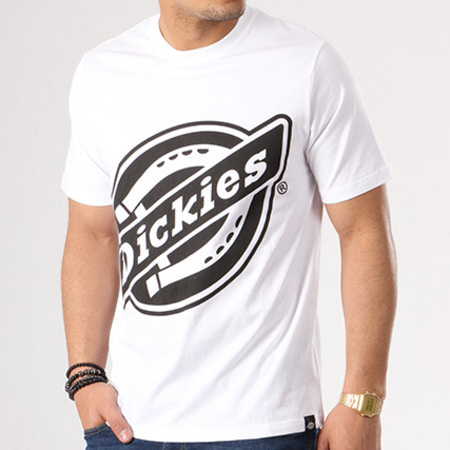 Dickies - Tee Shirt Johnson Blanc Noir