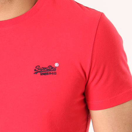 Superdry - Tee Shirt Vintage M10007TQ Rouge