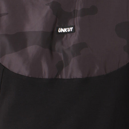Unkut - Tee Shirt Oversize Off Noir Camouflage