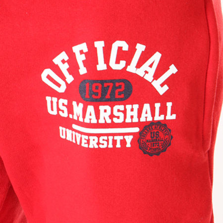 US Marshall - Pantalon Jogging Madryhall Rouge