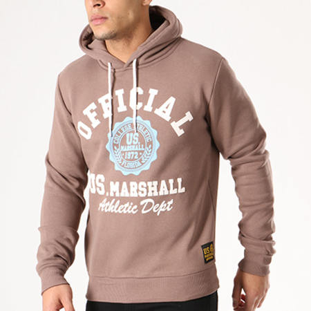 US Marshall - Sweat Capuche Gofficial Taupe