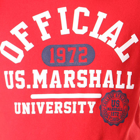 US Marshall - Sweat Capuche Gadryshall Rouge