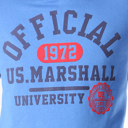 US Marshall - Sweat Capuche Gadryshall Bleu Roi