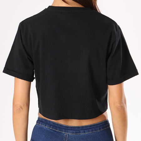 Ellesse - Tee Shirt Crop Femme Alberta Noir