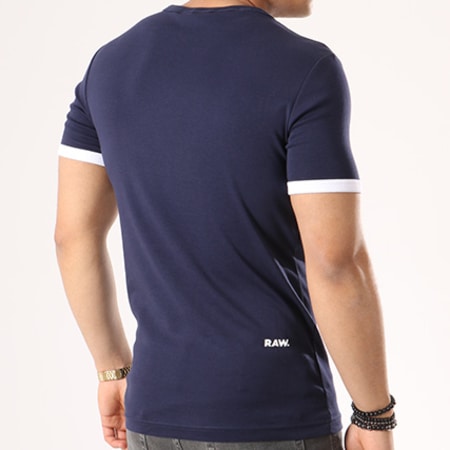 G-Star - Tee Shirt Coril D09291-1141 Bleu Marine