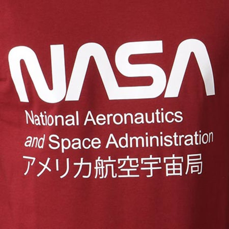 NASA - Tee Shirt Manches Longues Admin Bordeaux