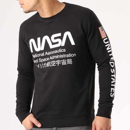 NASA - Sweat Crewneck Admin Noir