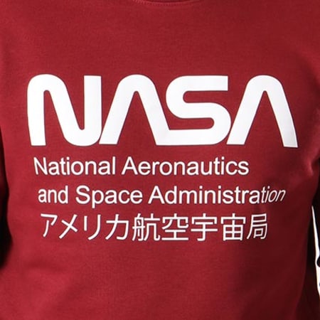 NASA - Sweat Crewneck Admin Bordeaux