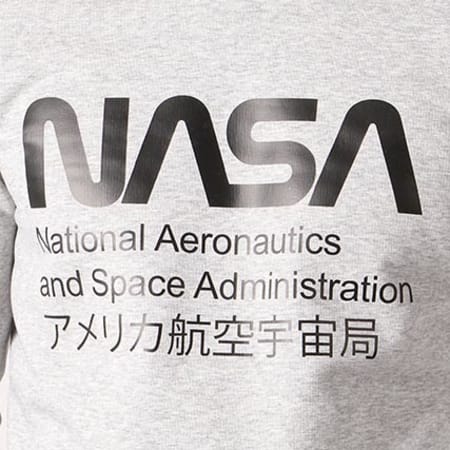 NASA - Sweat Crewneck Admin Gris Chiné