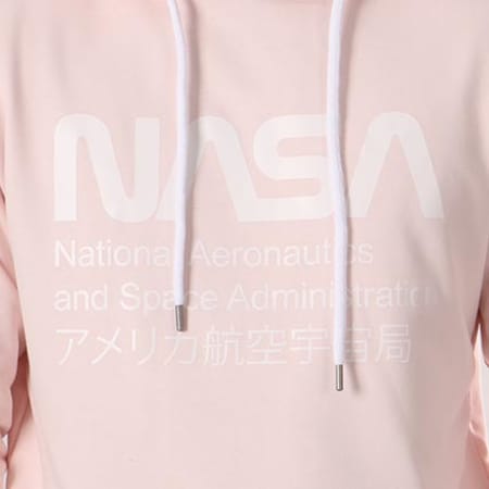 NASA - Felpa con cappuccio Admin rosa
