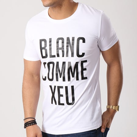 NQNT - Tee Shirt Comme Xeu Blanc
