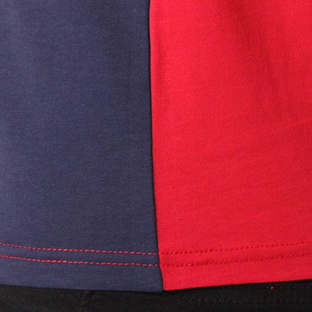NQNT - Tee Shirt Bonjour Bleu Marine Blanc Rouge