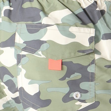 Pepe Jeans - Short De Bain Sil Vert Kaki Camouflage