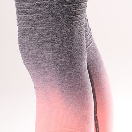 Superdry - Legging Femme SD Sport Seamless Ombre Gris Chiné Corail
