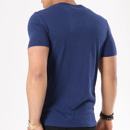 Celio - Tee Shirt Poche Vebasic Bleu Marine Chiné