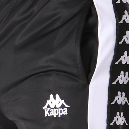 Kappa - Pantalon Jogging Avec Bandes Authentic Luis 303WHY0 Noir Blanc