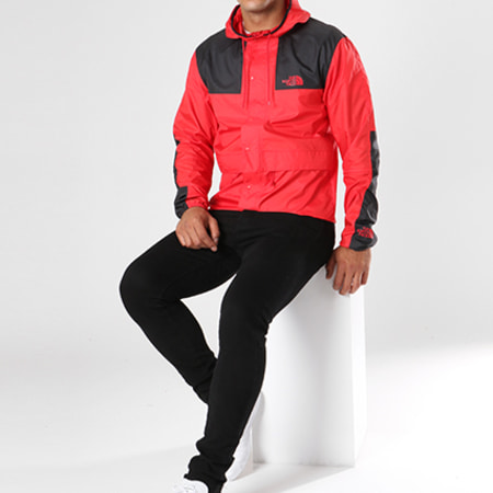The North Face - Coupe-Vent 1985 Mountain CH37 Rouge Noir