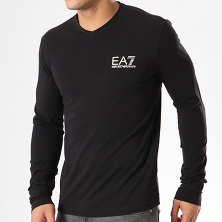 EA7 Emporio Armani - Tee Shirt Manches Longues 3ZPT55-PJ03Z Noir