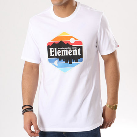 Element - Tee Shirt Dusk Blanc