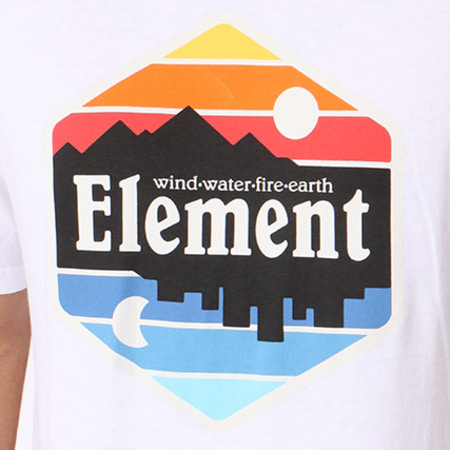 Element - Tee Shirt Dusk Blanc