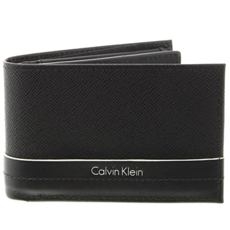 Calvin Klein - Portefeuille Saffiano Elias Mini NS 6CC 3545 Noir