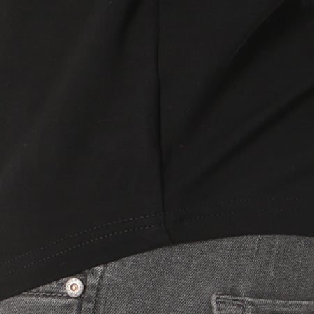 Gov Denim - Tee Shirt Oversize Avec Bandes 181000 Noir